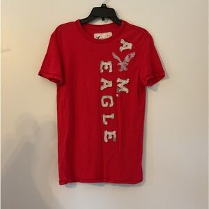 3/$10 American Eagle Outfitters Short Sleeve Red  Size XS Men’s Athletic Fit
